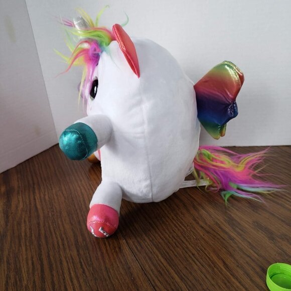 Zuru Rainbowcorns Plush Stuffed Unicorn White 9" - Picture 2 of 8